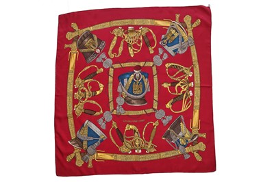Lot 56 - Two Hermès printed silk scarves