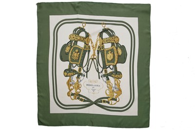 Lot 57 - Two Hermès printed silk scarves