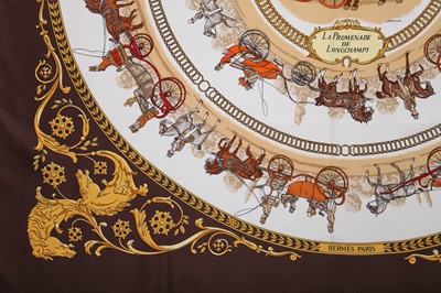 Lot 57 - Two Hermès printed silk scarves