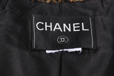 Lot 20 - A Chanel tweed jacket flecked with golden threads, 2000s