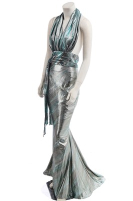 Lot 111 - A Thierry Mugler lamé evening gown, early 2000s