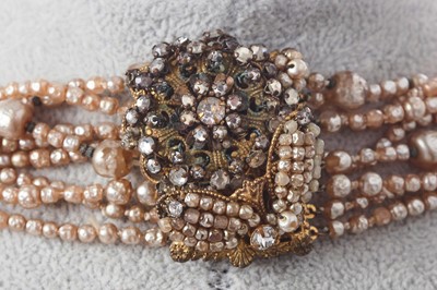 Lot 44 - A Miriam Haskell necklace, 1950s