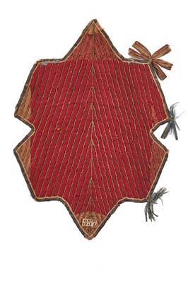 Lot 294 - An unusual ribbed silk panel, probably for use as a stomacher, circa 1690
