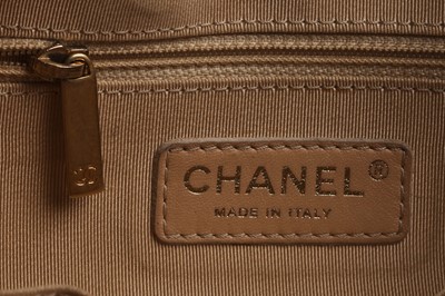 Lot 6 - Chanel two-tone quilted leather bag, 2012