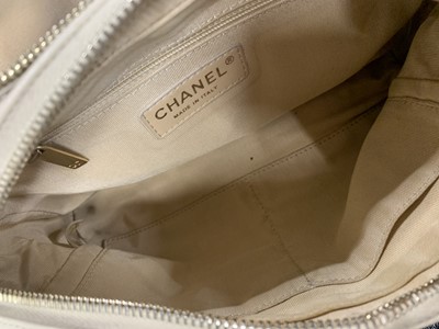 Lot 6 - Chanel two-tone quilted leather bag, 2012