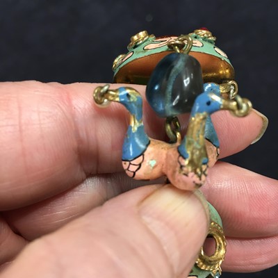 Lot 250 - A Max Boinet for Elsa Schiaparelli enamelled brooch, circa 1938