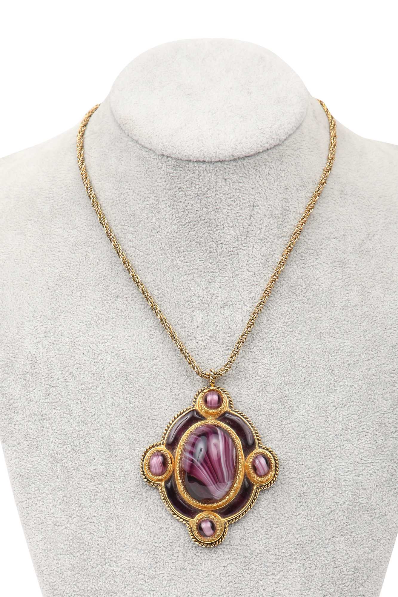Lot 44 - A Christian Dior necklace, 1970