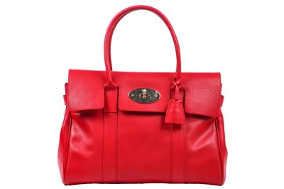 Lot 32 - A Mulberry red leather Bayswater, 2013