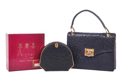 Lot 41 - Four Asprey leather handbags, 1980s-modern