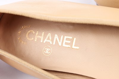 Lot 3 - A pair of Chanel two-tone leather ballet flats, modern