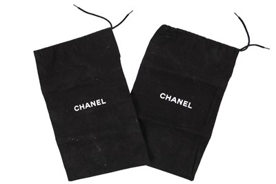 Lot 3 - A pair of Chanel two-tone leather ballet flats, modern