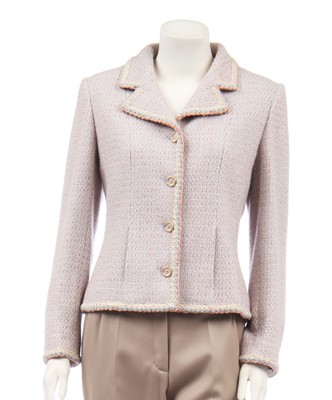Lot 5 - A Chanel woven cashmere jacket, early 2000s