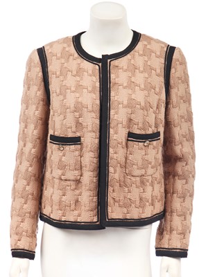 Lot 6 - A Chanel beige tweed jacket, 2000s