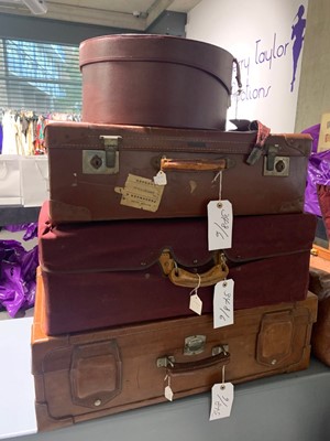 Lot 62 - A group of luggage, mainly 1930s-50s