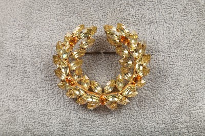Lot 69 - A Christian Dior by Mitchel Maer wreath brooch, 1952-56