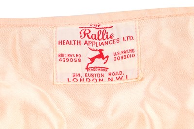Lot 380 - A Rallie Health Appliances waist-slimming exercise belt, 1957