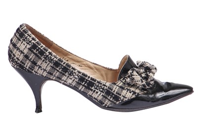 Lot 338 - Two pairs of Christian Dior shoes, 1960s