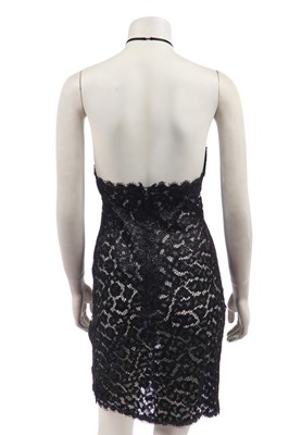 Lot 134 - Two Geoffrey Beene skimpy cocktail dresses, 1990s