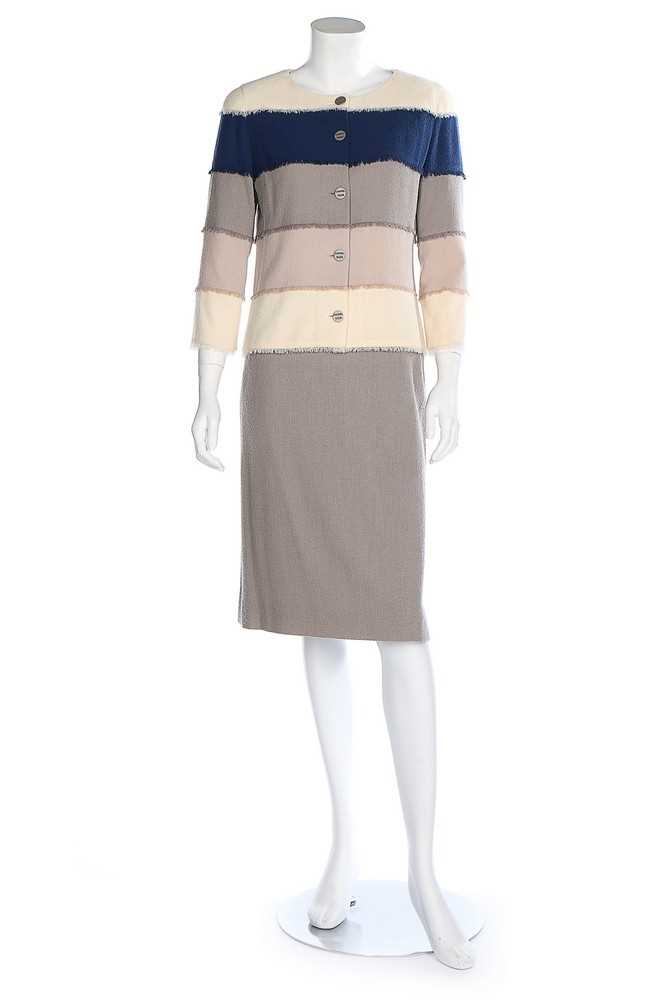 Lot 13 - A Chanel wool suit, 2000, labelled and size 40,...