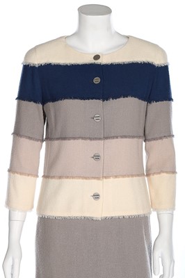 Lot 13 - A Chanel wool suit, 2000, labelled and size 40,...