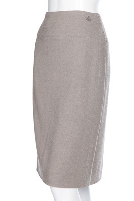 Lot 13 - A Chanel wool suit, 2000, labelled and size 40,...
