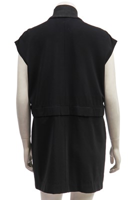 Lot 29 - A Chanel black crepe gilet, 2000s