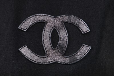 Lot 29 - A Chanel black crepe gilet, 2000s