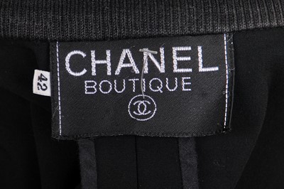 Lot 29 - A Chanel black crepe gilet, 2000s