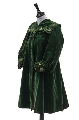 Lot 499 - A Liberty & Co girl's velvet coat, circa 1900