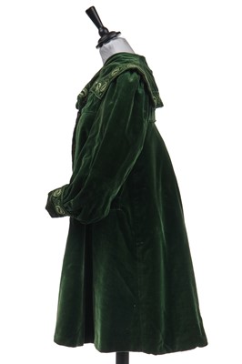 Lot 499 - A Liberty & Co girl's velvet coat, circa 1900