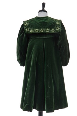 Lot 499 - A Liberty & Co girl's velvet coat, circa 1900