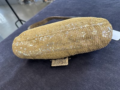 Lot 189 - A Fendi iridescent sequinned Baguette, late 1990s-early 2000s