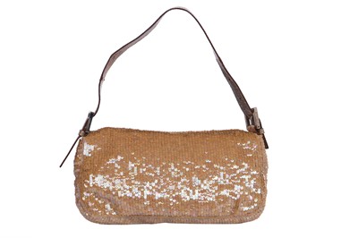 Lot 189 - A Fendi iridescent sequinned Baguette, late 1990s-early 2000s