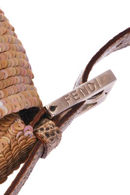 Lot 189 - A Fendi iridescent sequinned Baguette, late 1990s-early 2000s