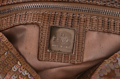 Lot 189 - A Fendi iridescent sequinned Baguette, late 1990s-early 2000s