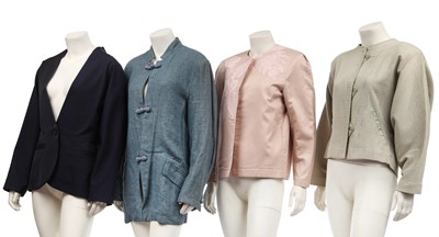 Lot 84 - A group of Issey Miyake tops and jackets, 1970s-1990s