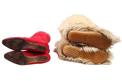 Lot 39 - Four pairs of novelty footwear, 1970s-1990s