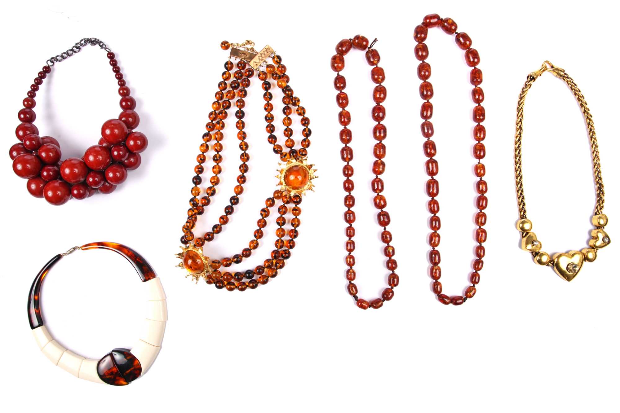 Lot 72 - A large group of mainly gilt metal jewellery, mainly 1980s