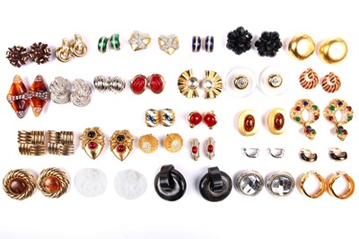 Lot 72 - A large group of mainly gilt metal jewellery, mainly 1980s