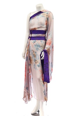 Lot 118 - A Roberto Cavalli printed chiffon dress, circa 2001