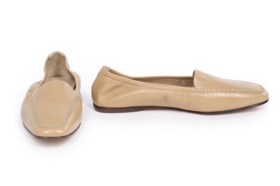 Lot 18 - Three pairs of Chanel shoes, modern, stamped...