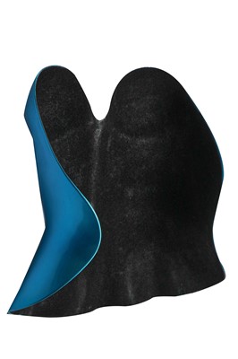 Lot 526 - A rare Issey Miyake moulded acrylic 'Plastic Body' breastplate, Autumn-Winter, 1980-81
