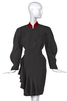 Lot 403 - A Thierry Mugler ‘Les Milteuses’ Communist-style Dress, Autumn Winter 1986-87