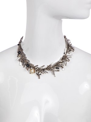 Lot 183 - A Chanel silver-plated charm necklace, Spring-Summer 2006