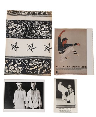 Lot 388 - Hilde Smith fabrics for BodyMap: 'Olive Oil Meets Querelle' collection, Spring-Summer 1984