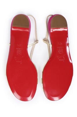 Lot 19 - Three pairs of Christian Louboutin shoes,...