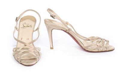 Lot 19 - Three pairs of Christian Louboutin shoes,...