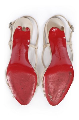 Lot 19 - Three pairs of Christian Louboutin shoes,...