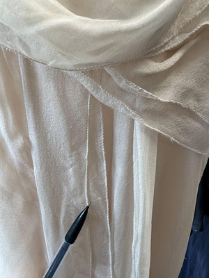 Lot 190 - An Alberta Ferretti bias-cut silk-chiffon evening gown, modern