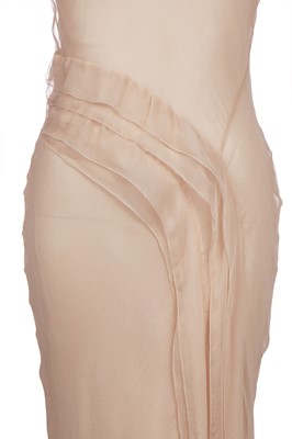 Lot 190 - An Alberta Ferretti bias-cut silk-chiffon evening gown, modern